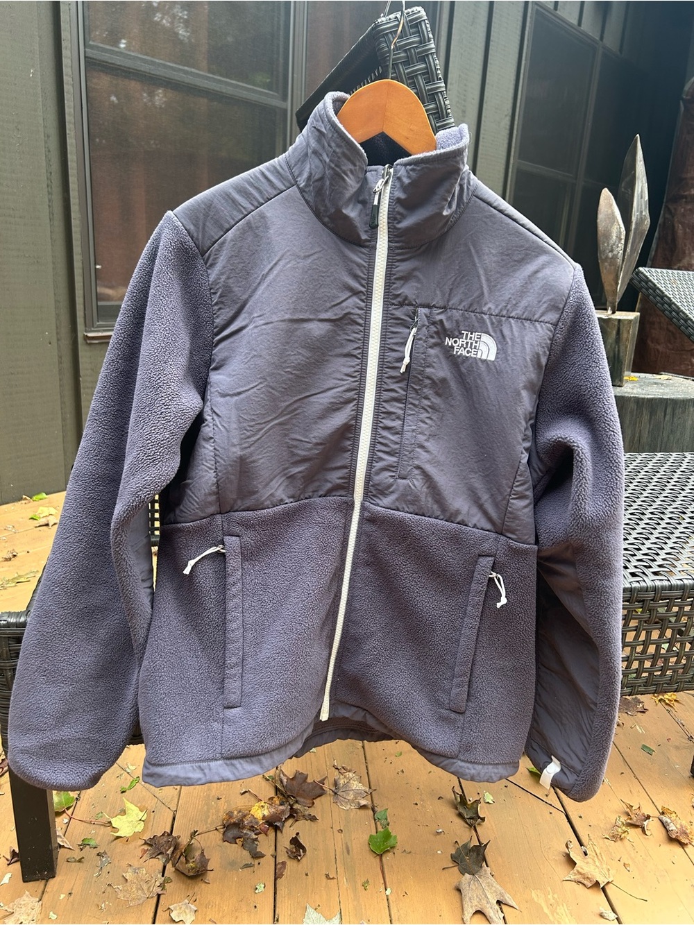 The North Face Denali Fleece Jacket M light purple white trim